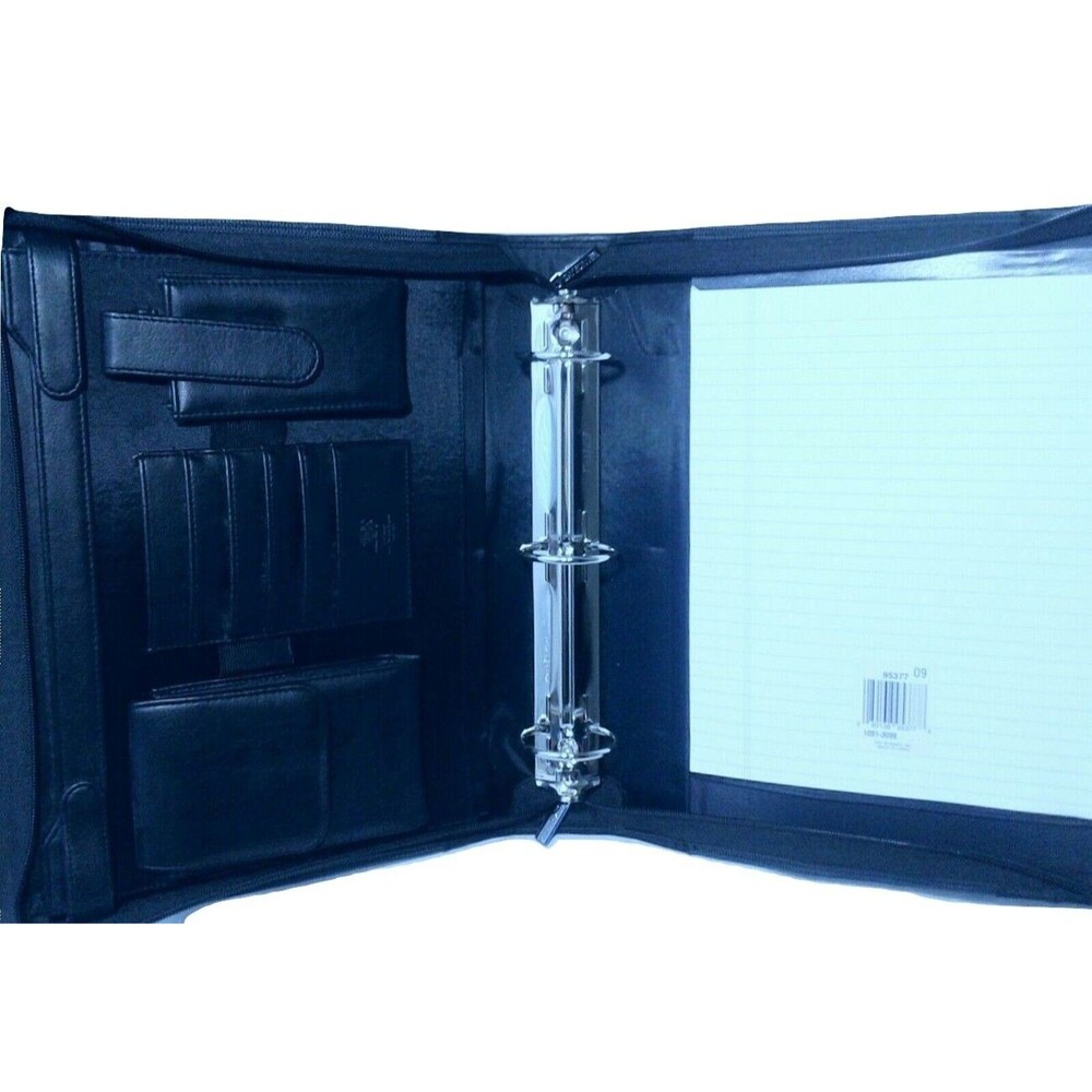 Vintage Day Runner Berlin Undated Planner Binder~Black/Gray Retail $195 - Picture 2 of 7